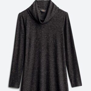 Black Cowl Neck Sweater Dress